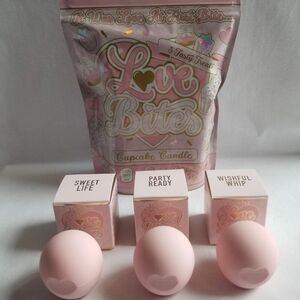 P.Louise - Love Bites Blush Set -  Cupcake Candle